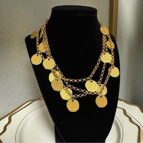 Elegant Gold Coin Necklace