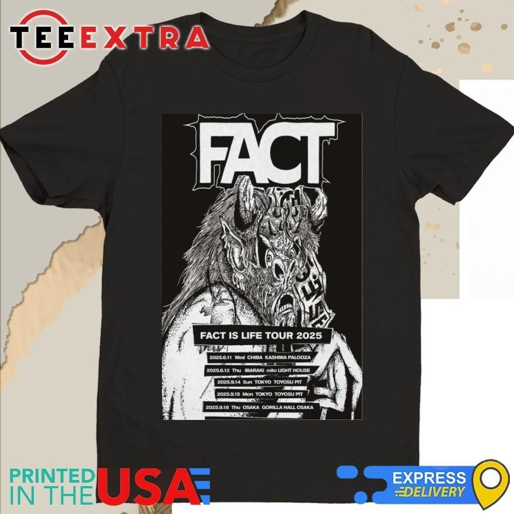 FACT chain シャツ　FACT IS LIFE ツアー　2025 XL FACT on X: 