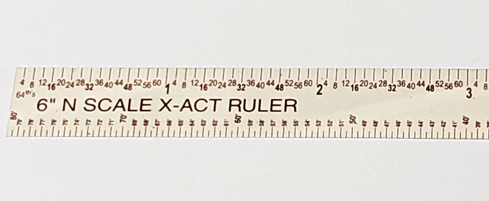 N Scale Clear Flexible Comparator Ruler Sepia Legends 6