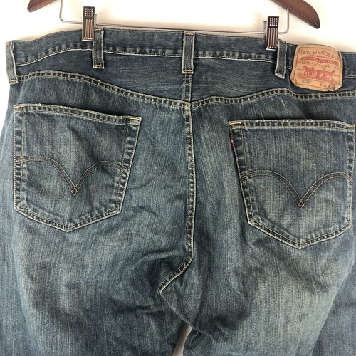 Levi's 501 Mens Blue Jeans 44 x 32 