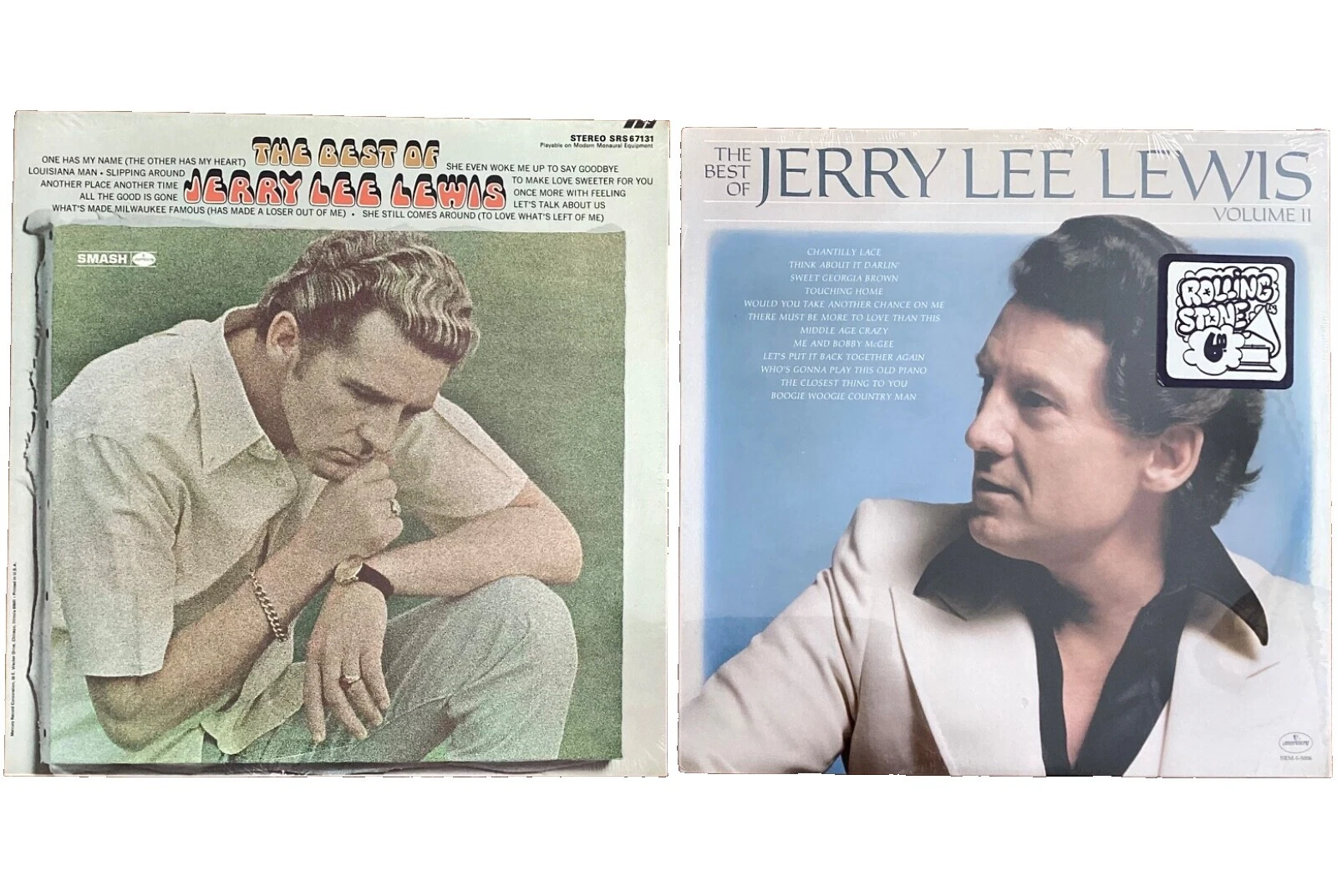 Jerry Lee Lewis país discos de vinilo de velocidad de 33 RPM