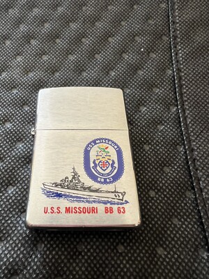 コレクション zippo   U.S.S MISSOURI  BB63 USS Missouri BB 63 Zippo Lighter for sale online | eBay