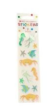 Mrs. Grossman's Stickers 2 Sheets Sea Ocean Creatures Shiny Iridescent Retired