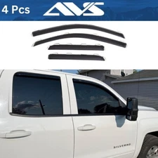 AVS In-Channel Window Vent Visor Rain Guards For Chevy Silverado 1500 2014-2018