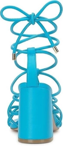 New Jessica Simpson Ozias Strappy Pumps Nevada Blue Women's Size 5.5 M NIB - 第 3/5 張圖片