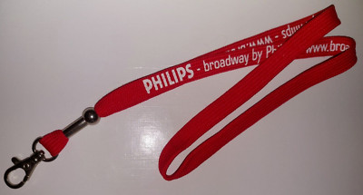 PHILIPS broadway Schlüsselband Lanyard NEU (M148)