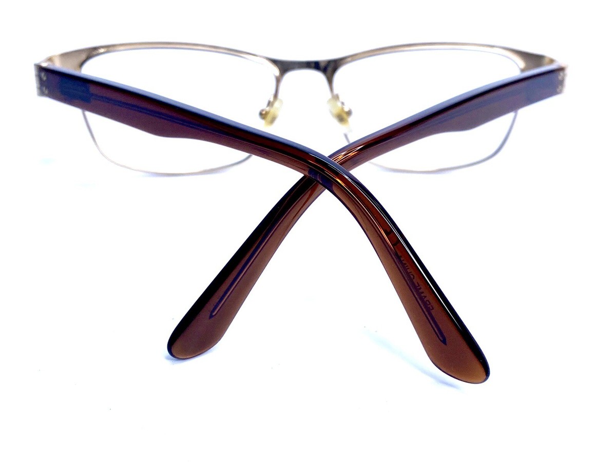 New Calvin Klein Brown Gold Metal Cat Eye Eyeglasses CK7392  display picture 1