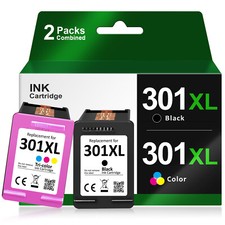 301XL Ink Cartridges for HP 301 Deskjet 2050 2543 2620 3050 Envy 4500 4504 5530