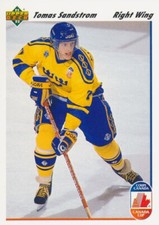 1991-92 Upper Deck #30 TOMAS SANDSTROM - Team...