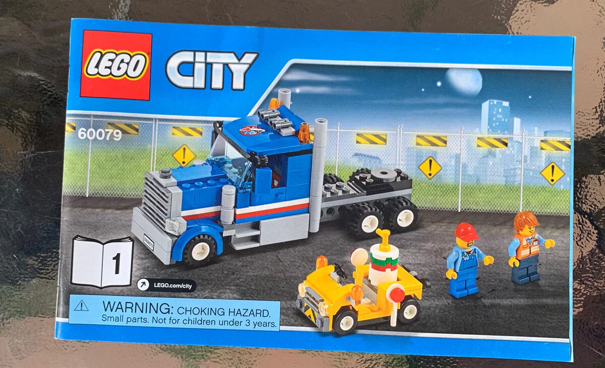 LEGO City Training Semi Book 1 (60079) INSTRUCTION MANUAL | eBay