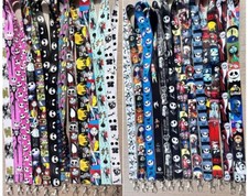 Lot 10 pcs Halloween cartoon mix Lanyard Mobile Phone ID Card KeyChain Holder