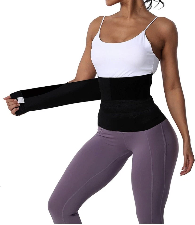 Tik Tok Snatch-Me Up Bandage Wrap Waist Trimmer Belt Slim Yoga Band Body  Shaper