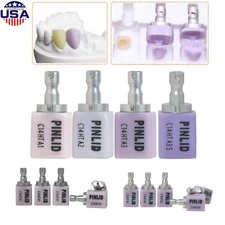 US HT 5Pcs Dental Glass Ceramic Blocks Lab Lithium Disilicate C14 HT for CAD CAM