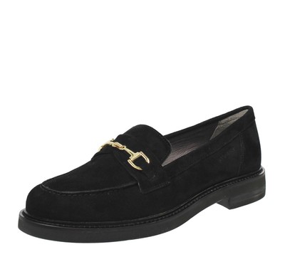 Stonefly Celine - Mocassini In Suede Nero - Donna Scarpe Mocassini