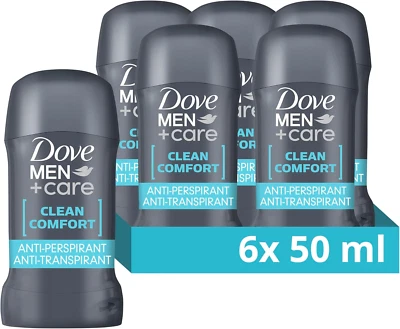 UNILEVER Dove Men+Care Clean Comfort Anti-Perspirant Stick Men'S Deodorant with ¼ Moistur