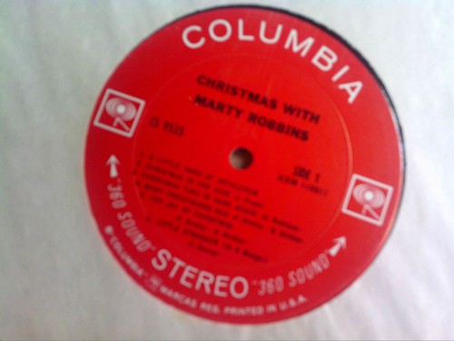 MARTY ROBBINS 1967 CS9535 STEREO CHRISTMAS WITH MARTY ROBBINS PLAYED EX+ - Picture 3 of 4