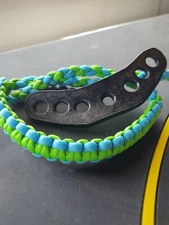 Neon green and neon turquoise bling sling bow wrist strap free ship mathews