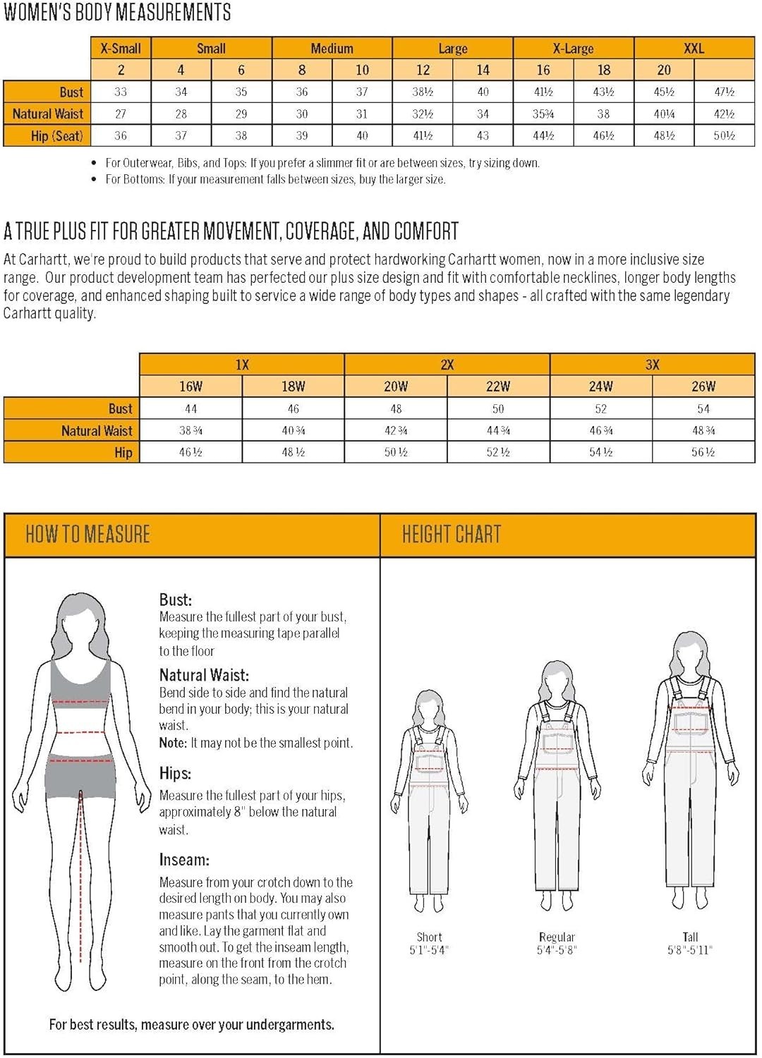 Carhartt Style Bib Overalls - Women's Insulated Duck, Relaxed Fit, S/S thumbnail 9