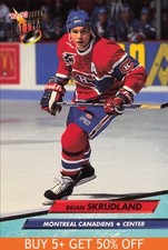 1992-93 Ultra #111 Brian Skrudland Montreal Canadiens Hockey