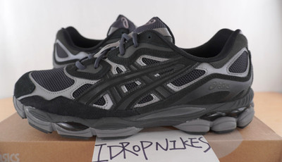 Size 13 - ASICS Gel NYC Graphite Grey Black Men's Running Shoes