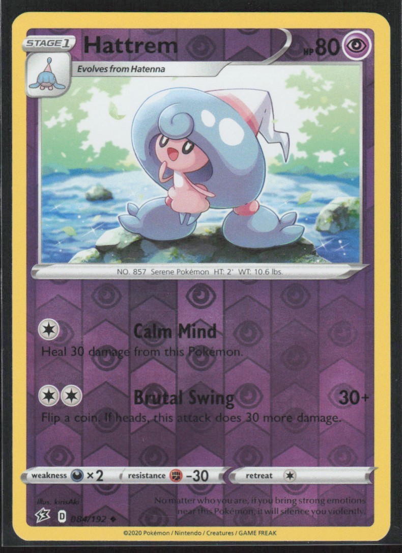 2020 Sword & Shield - Rebel Clash Hattrem Stage 1/Uncommon #84