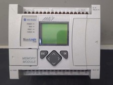 Allen-Bradley MicroLogix 1100 Model 1763-L16BWA Ser.B Rev. D w/ 1763-MM1 Memory