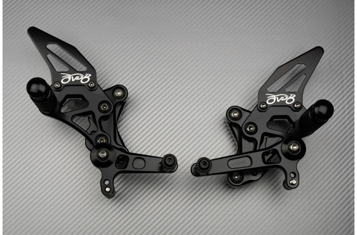 Commandes reculées AVDB contre la perte d'adhérence sur Ducati 848 - 2