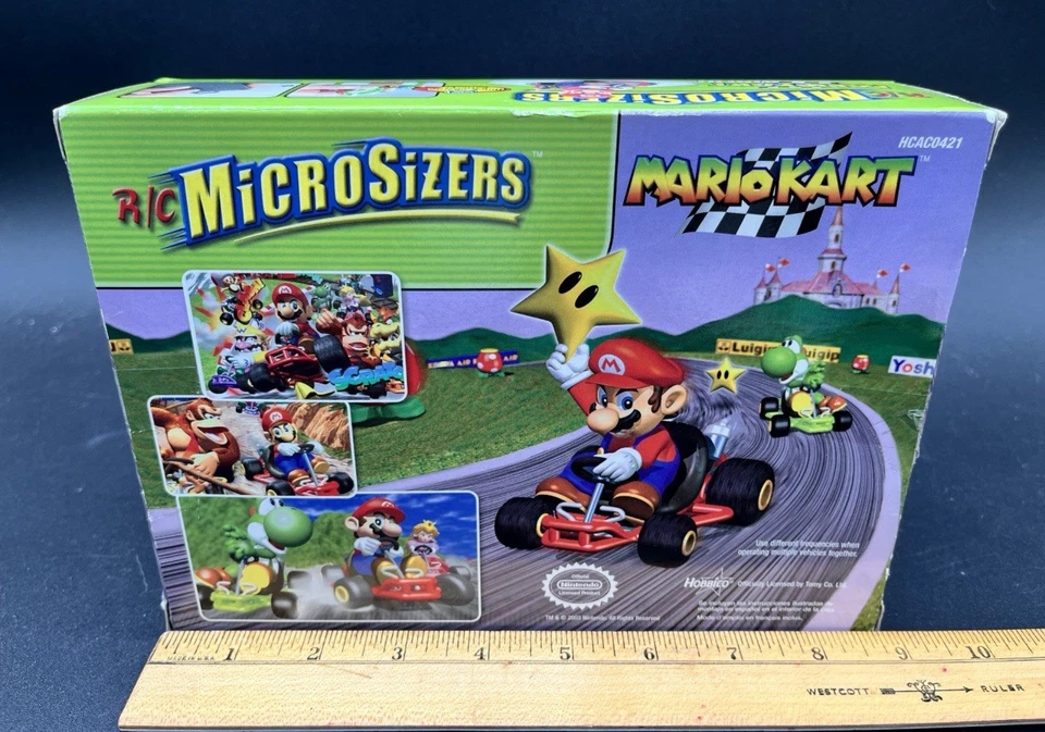 R/C MicroSizers Mario Kart 64 Remote Control Hobbico Tomy 2003 NEW VERY RARE - Image 4 of 4
