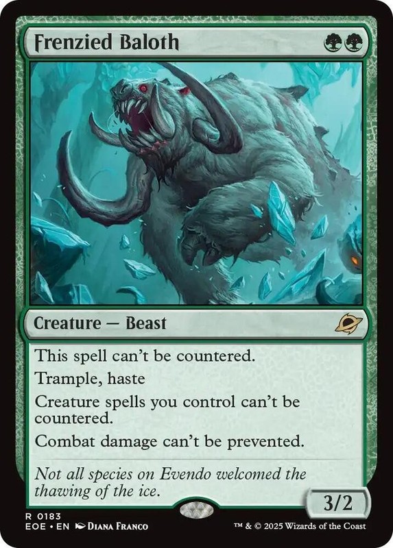 1x Frenzied Baloth - Edge of Eternities - NM - MTG