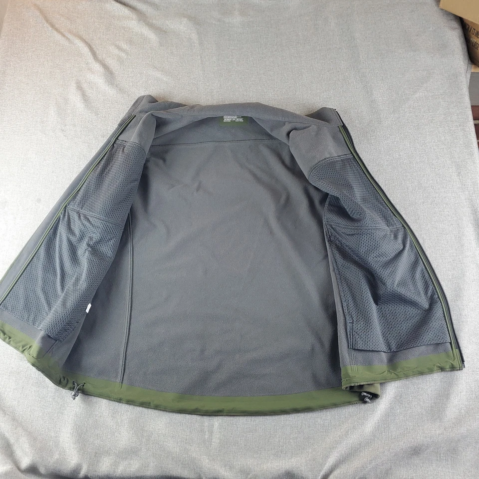 Kuiu Guide Hunting Vest Mens XXL Primeflex DWR Fleece Olive Green Logo Hunting - Image 4 of 4