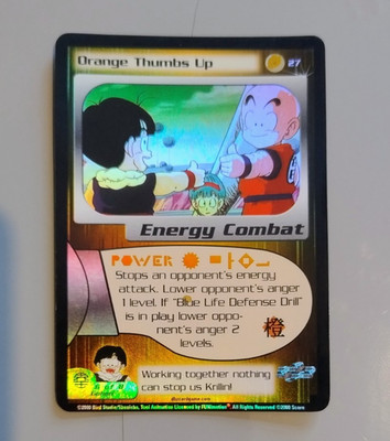 Dragon Ball Z TCG - Orange Thumbs Up 27 - FOIL - Limited