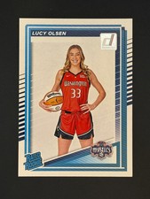 2025 Panini WNBA Donruss Rated Rookie Lucy Olsen RC #97 Washington Mystics