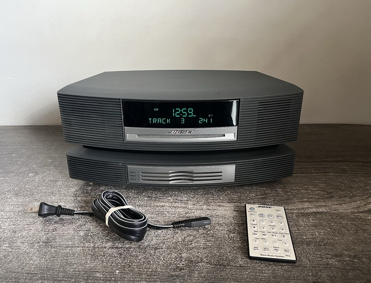 Bose Wave Music System CD Player AM/FM Radio With Multi 3 Disc