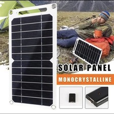 USB Solar Panel Power Bank Outdoor Camping Hiking Phone Charger 5V Portable Gift