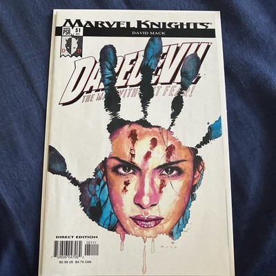 Marvel Daredevil #51 Comic Book Origin of Echo, David Mack Cover 2003