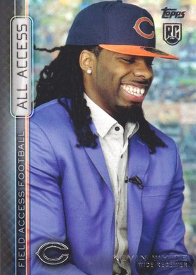 2015 Topps Field Access Football Card All Access Insert #AAA-KW Kevin White
