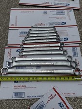 Lot Of 12 Craftsman Usa V Vv Double Box End Wrenches Set Huge Rare
