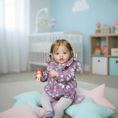 リボーンドール　Lottie ロッティー Lottie Princess Reborn Baby Doll Toddler Soft Touch 3D Skin 24in