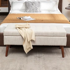 Storage Bench with Storage Bench for Bedroom End of Bed Bench Foot of Bed Linen