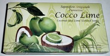 Saponificio Artigianale Fiorentino SOAP Handcrafted Italian Cocco Lime Scent