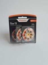 24 Pack Walgreens Hearing Aid Batteries - Size 13 - 24 Batteries 
