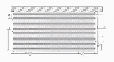 Конденсатор переменного тока для 04–07 Subaru Impreza с приемником и сушилкой (PFC) - Изображение 2 из 4