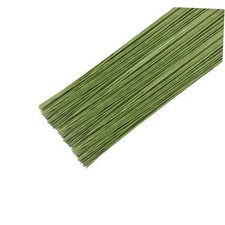 100 Pieces 18 Gauge Green Paper 18 Gauge Green Paper Wrapped Wire 100pcs