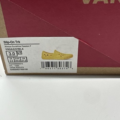 VANS TRK Slip On Rubber Water Always Sunshine Passion F Size 3