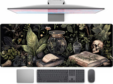 Dark Academia Desk Mat Mouse Pad XL Extended Large Gaming Desk Pad Mousepad, Mys