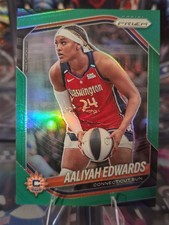2025 Panini Prizm WNBA Basketball Aaliyah Edwards #94 Green Prizm