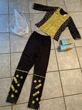 DC Superhero Girls Bumblebee Costume Rubies NWOT Bee Wings Kids L Large Deluxe