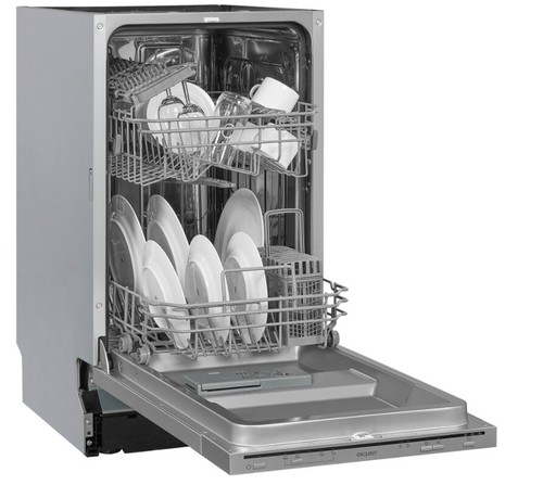 Exquisit EGSP1009-E-030E Vollintegrierter Geschirrspüler, 45 cm breit, 9 Maßgede - Bild 3 von 5