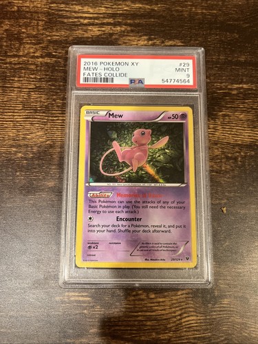 Mew graded PSA 9 for sale on eBay