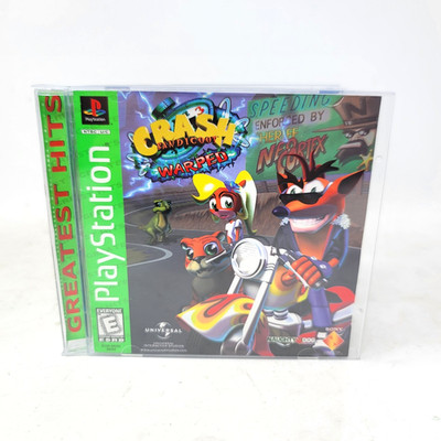 Crash Bandicoot Warped PS1 (Sony PlayStation 1) CIB Complete Tested Working
